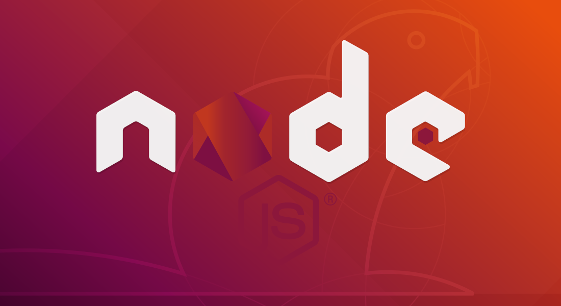 Ubuntu and Nodejs Wallpaper.